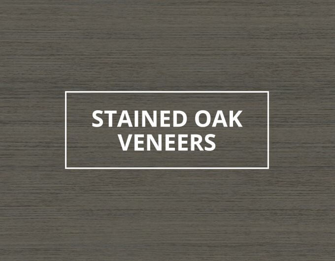Stained Oak Veneers