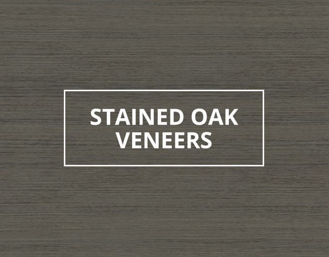 Stained Oak Veneers
